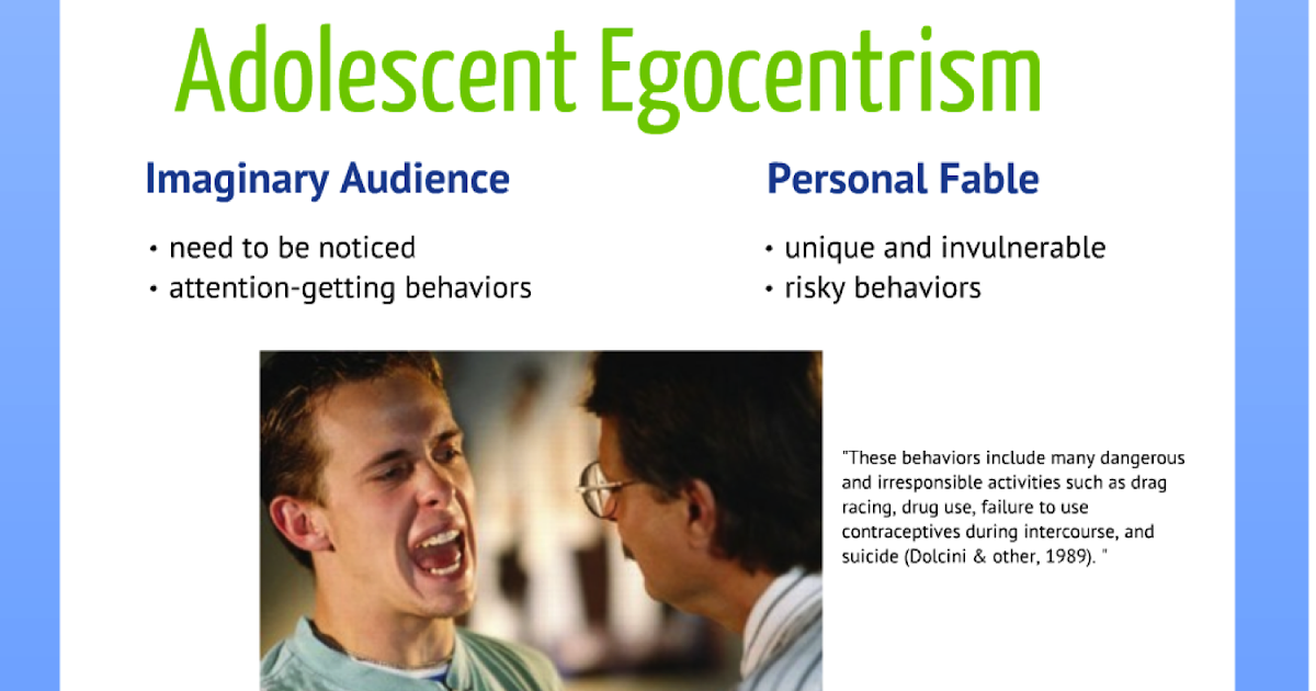 Developmental Standards Project: Adolescent Egocentrism