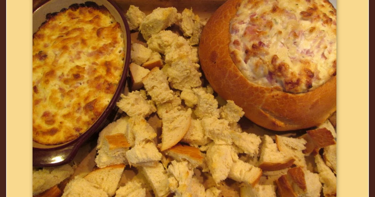 Homeschool Coffee Break Ham and Swiss Dip Bread Bowl