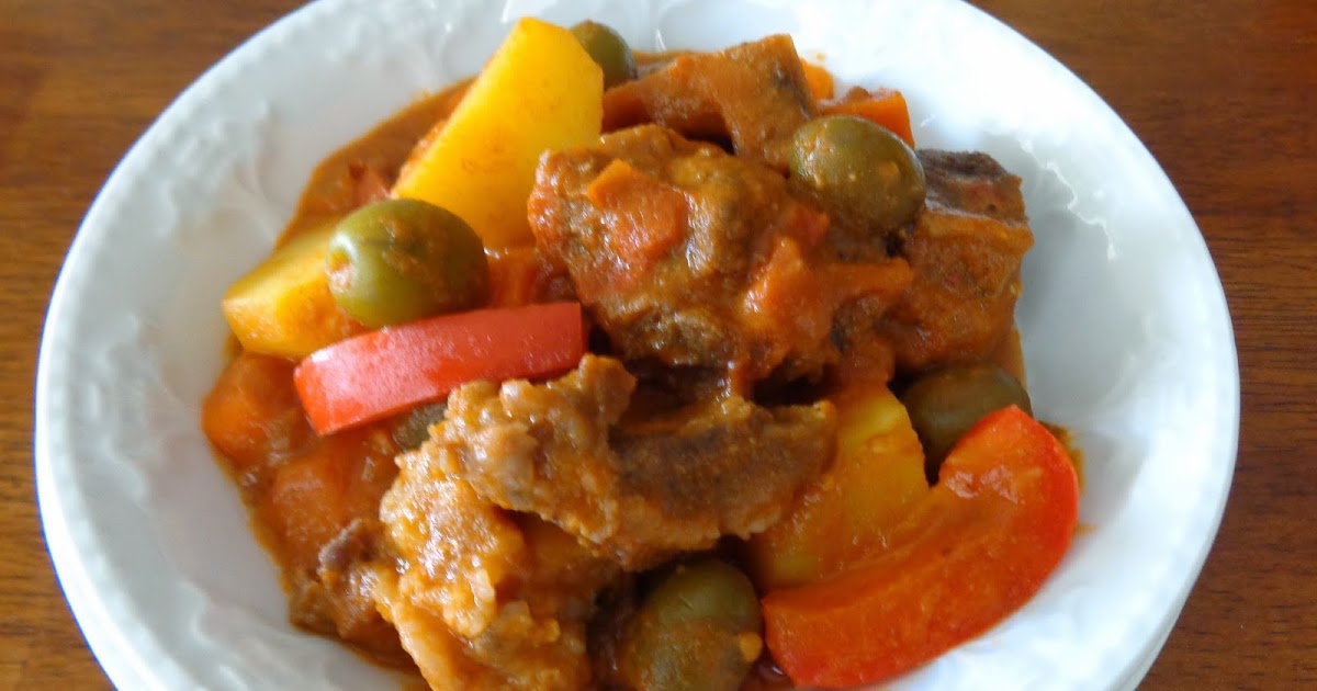 Filipino Food Aficionado Kalderetang Kambing (Chevon Stewed in Spicy