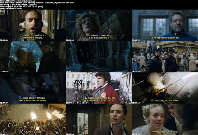 Los Miserables Película Completa 2012