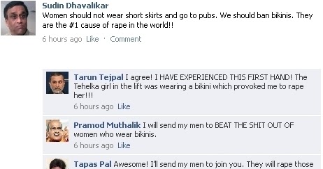 Experts debate rape on facebook 