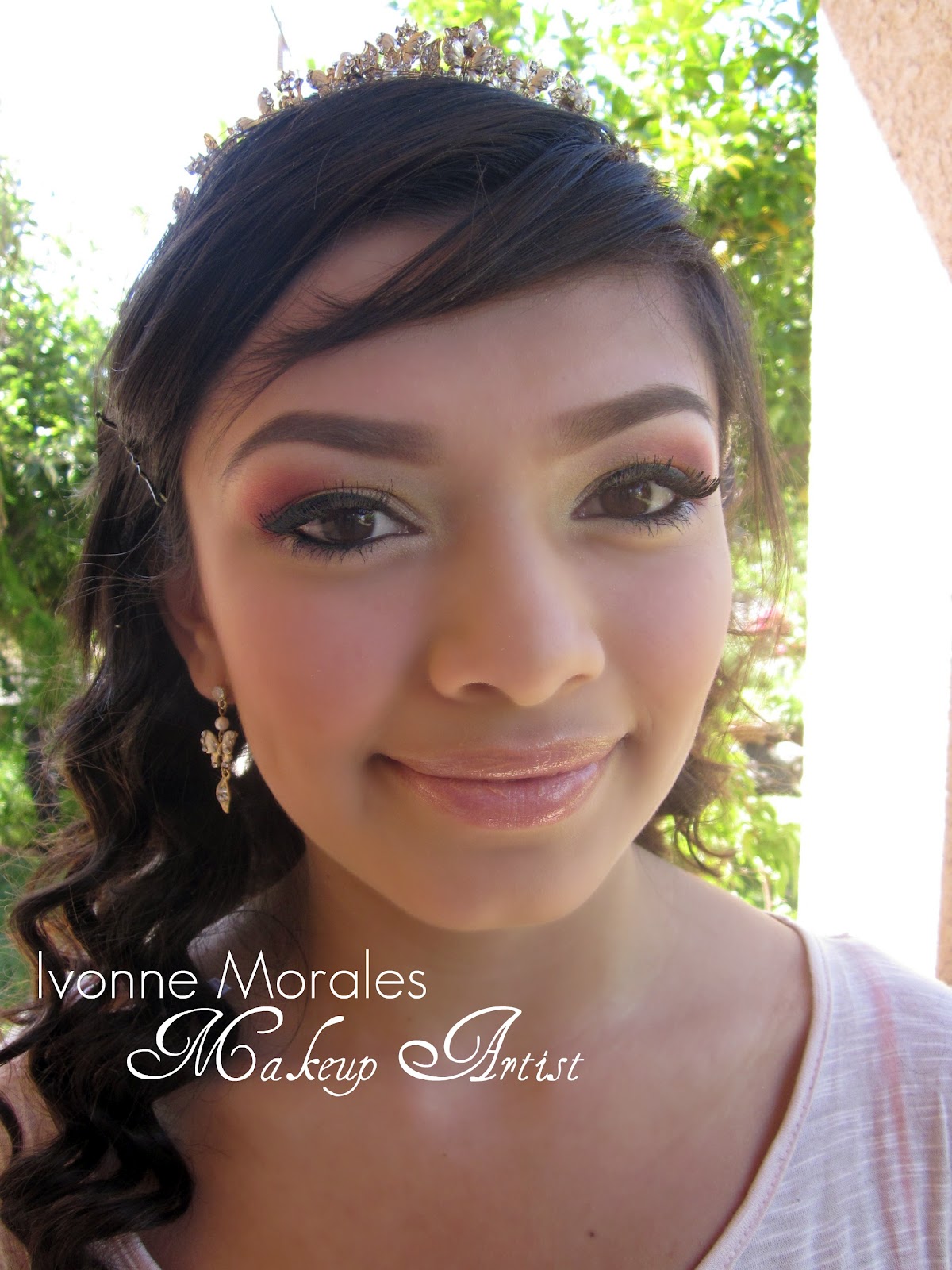 Real Beauty Quinceañera makeup.
