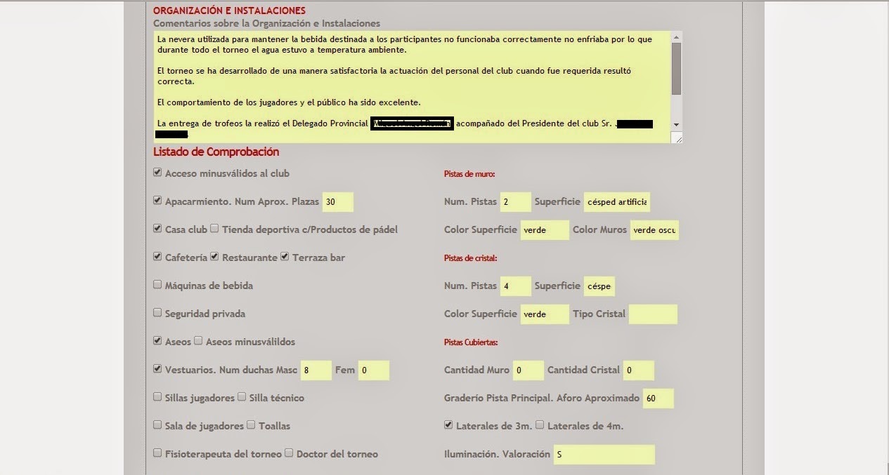 Acta Arbitral (2) Captura de pantalla mostrando Acta Arbitral del Sistema de Gestión de la FEP.