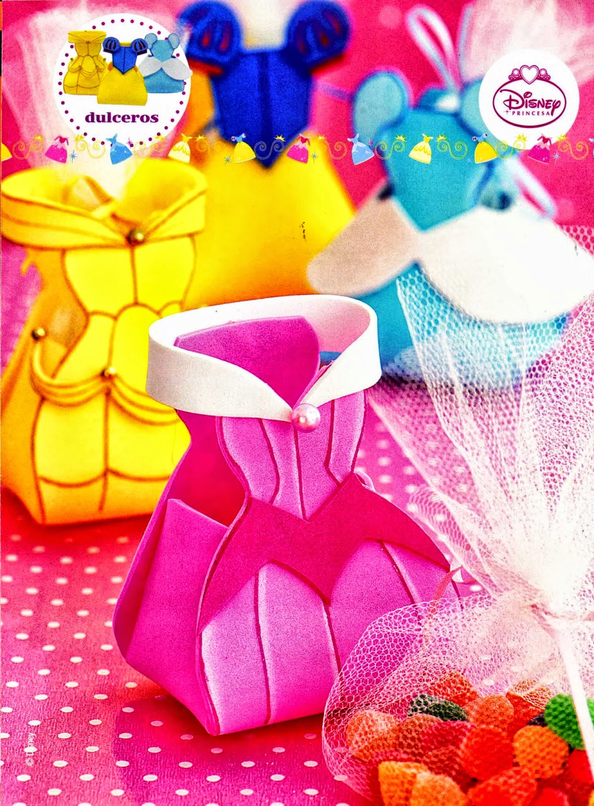 como hacer souvenirs para fiestas princesas - Revistas de manualidades