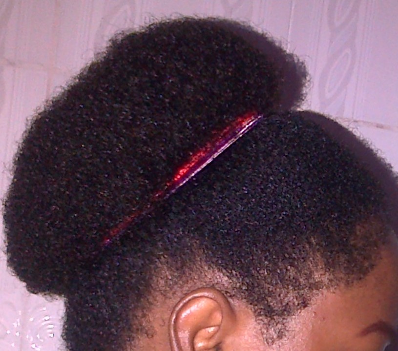 Hairstyle For Short Natural Hair Afro Puffs