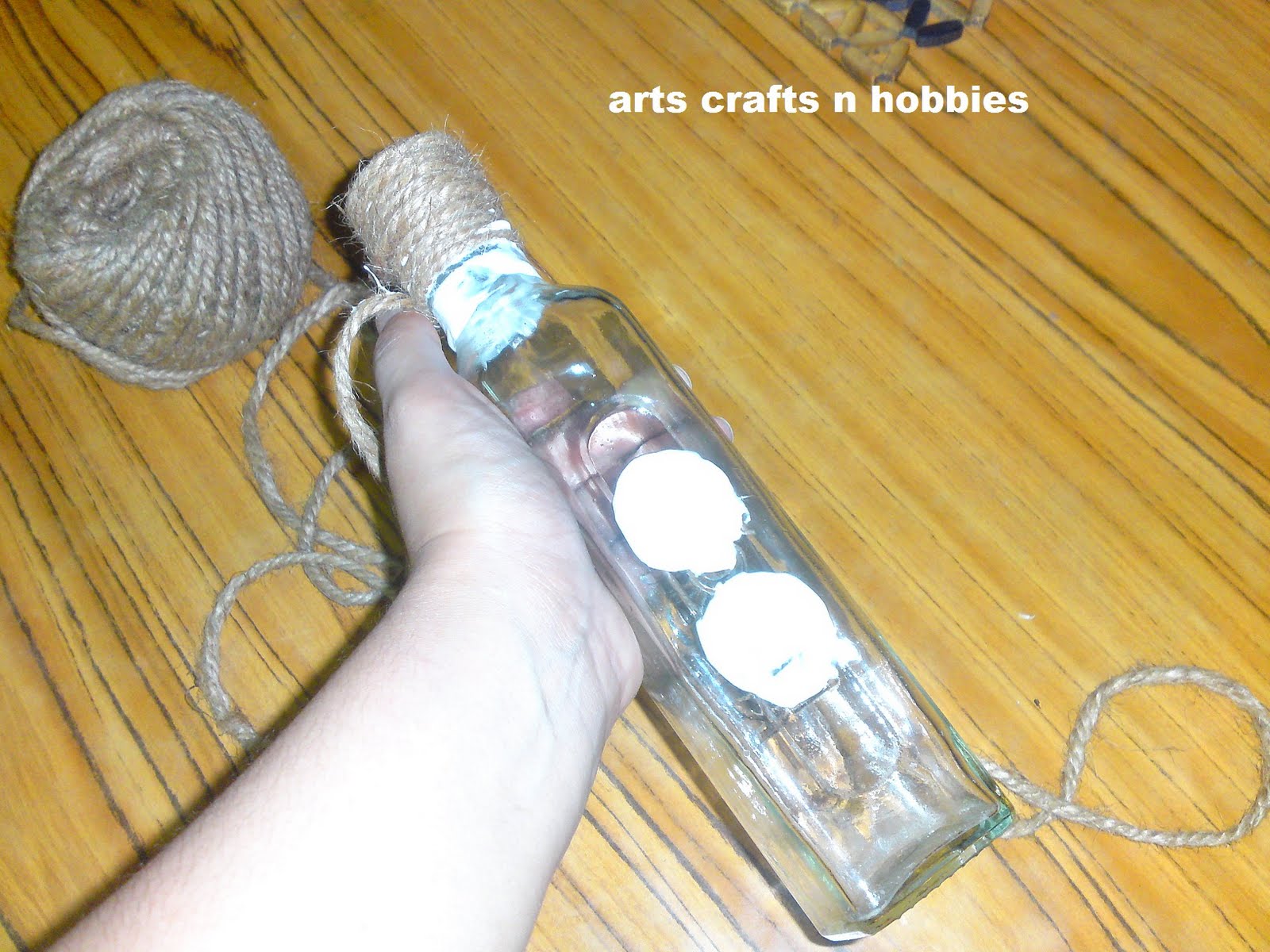 arts crafts n hobbies Empty Olive Oil Bottle Decore Tutorial
