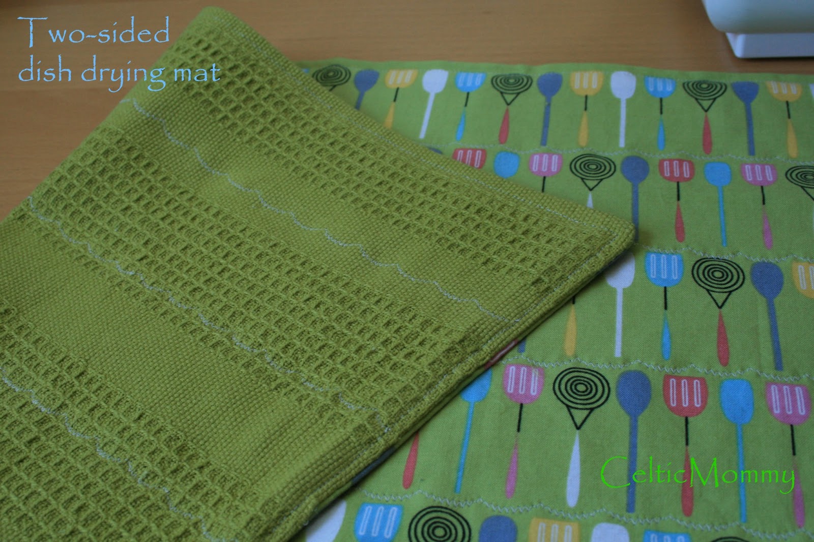diy quilted dish drying mat – Fluffyland Craft & Sewing Blog