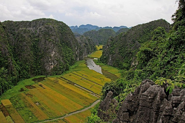 Mountains and Paddy Fields of Tom Coc