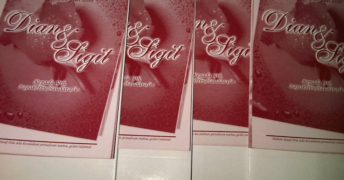 Daun Accessories &amp; Souvenir undangan kalender 1 warna