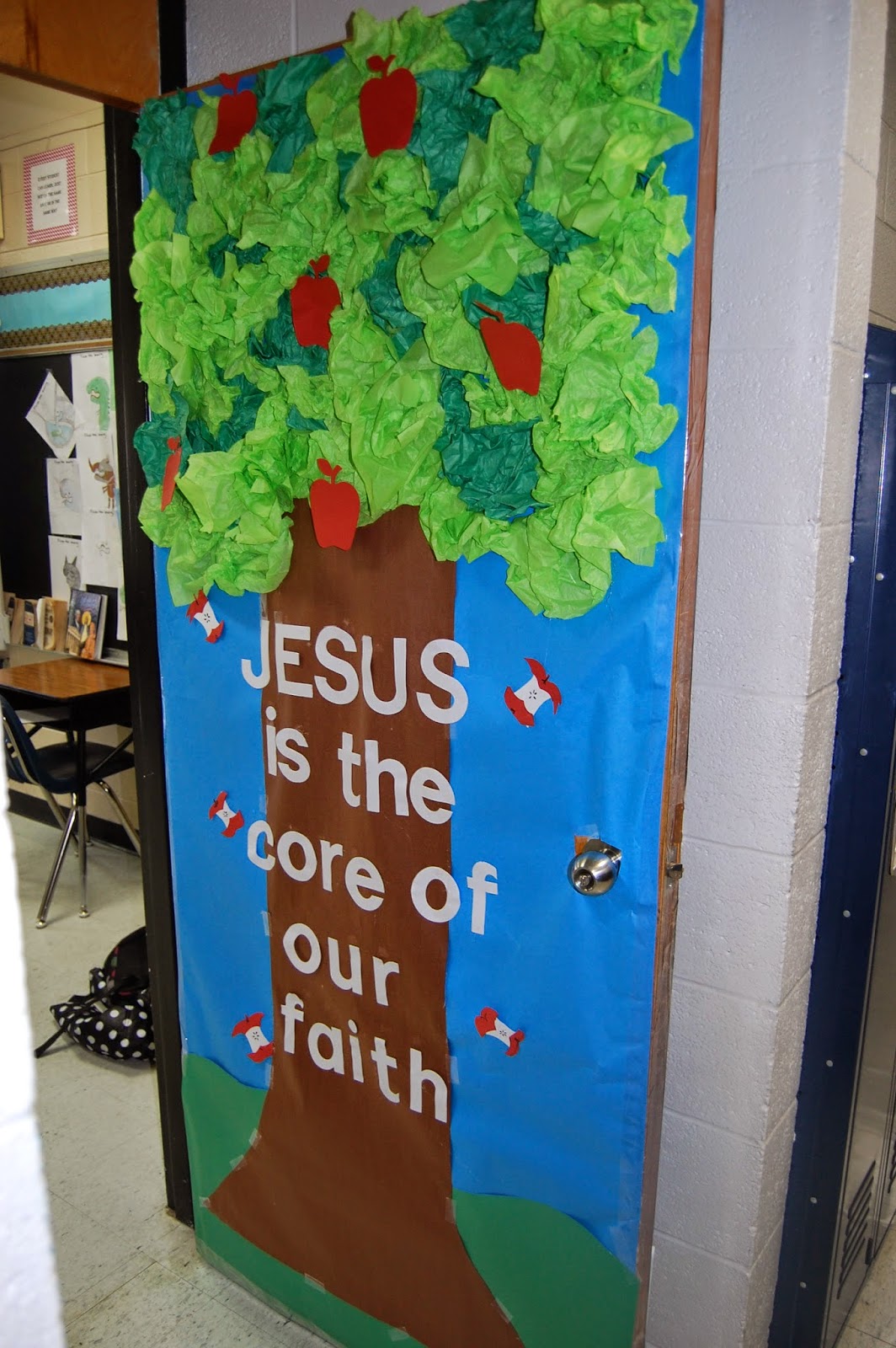 School Events at All Saints Catholic School Decorated Doors begin