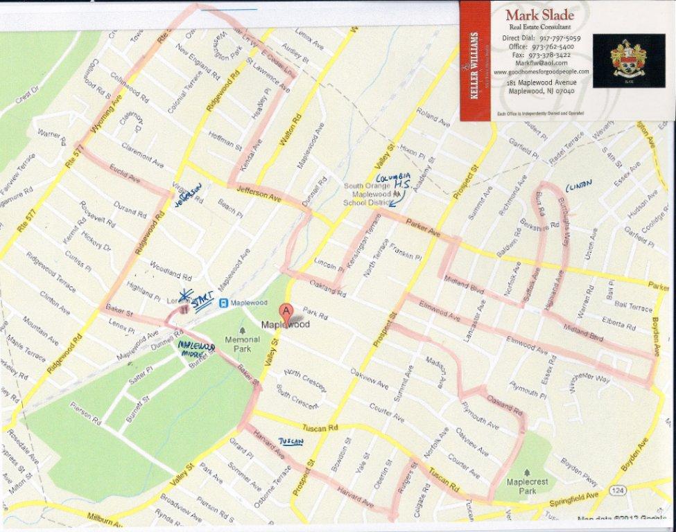 Moving to Maplewood, NJ Our Schools and QuickFind map My Real