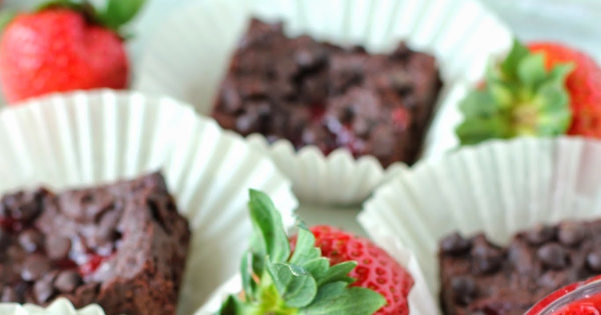 Delicious as it Looks Fresh Strawberry Jam Fudge Brownies {GlutenFree, Vegan, GumFree}