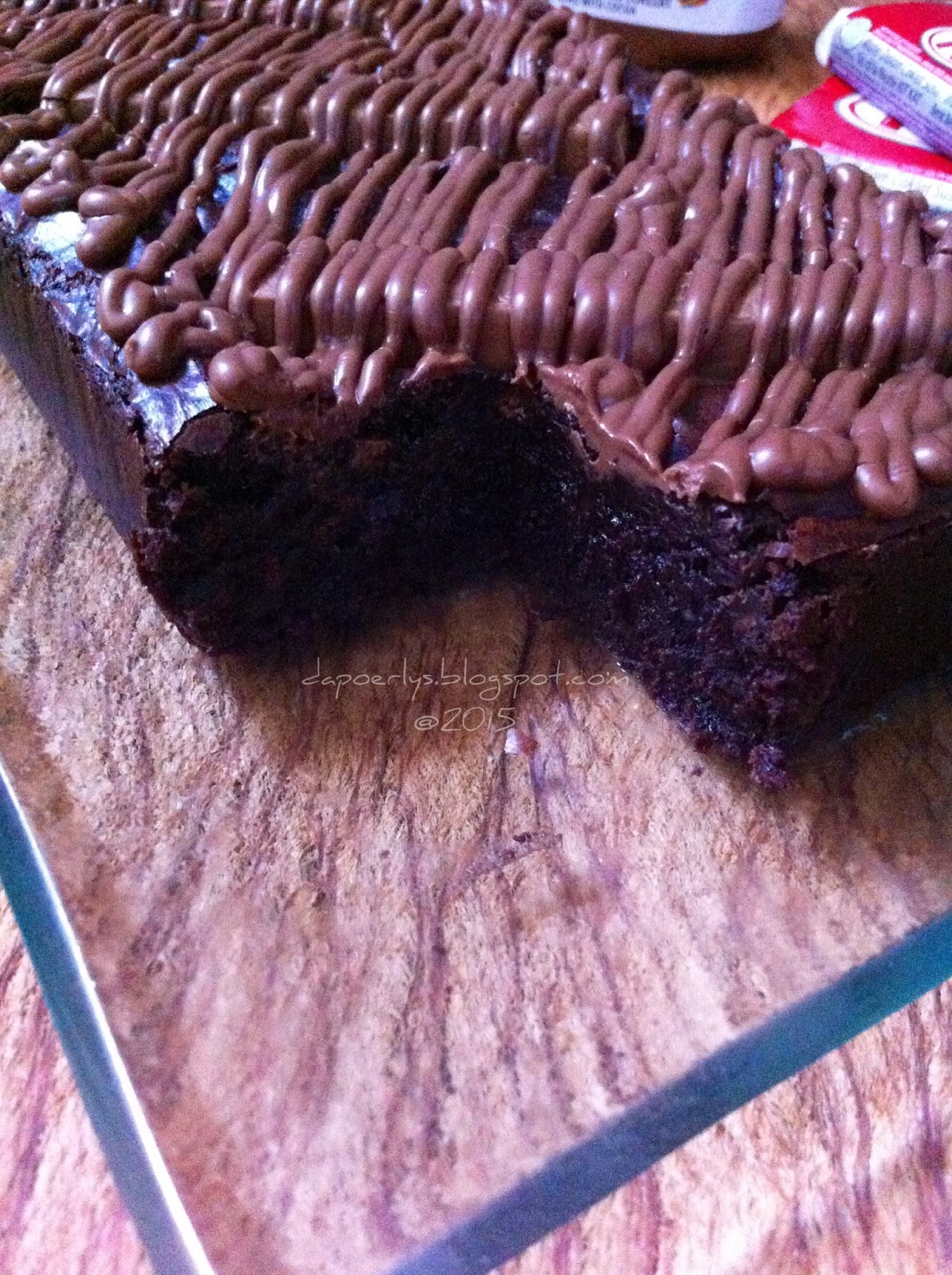 Cara Membuat Brownies Kitkat Nutella