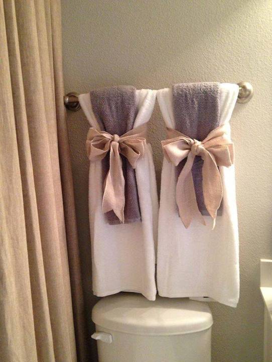 15 Diy Pretty Towel Arrangements ideas