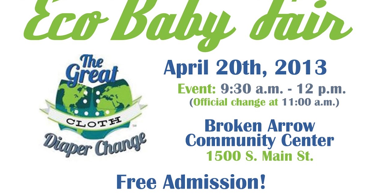 The Tulsa Great Cloth Diaper Change! Tulsa GCDC Official Flyer!
