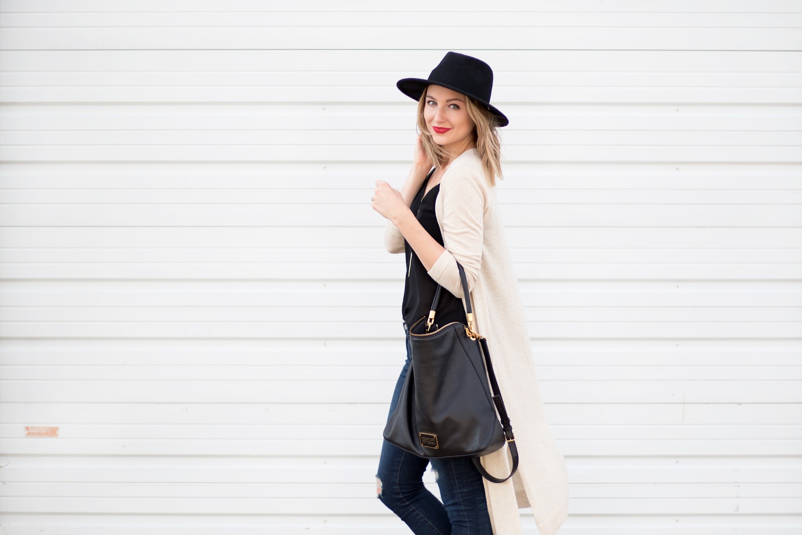 Layered fall outfit