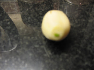 fresh peeled garlic clove