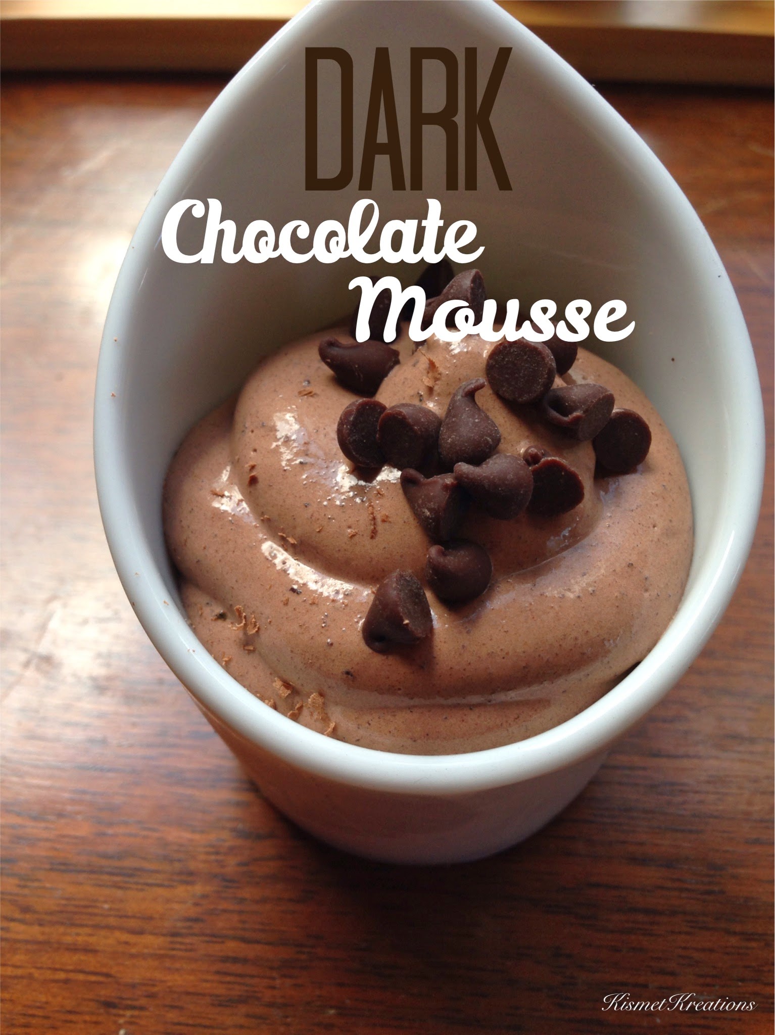 Kismet Kreations Dark Chocolate Mousse