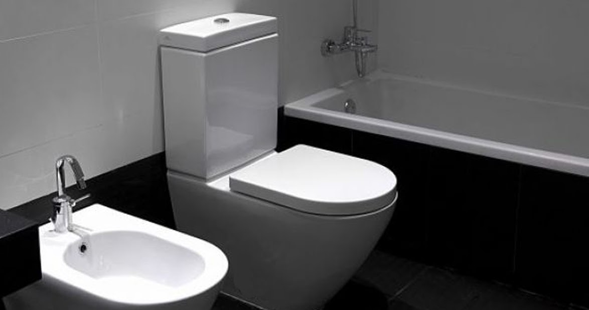 Decoración y Arquitectura: Baño y Cocina en Blanco y Negro- Bathroom