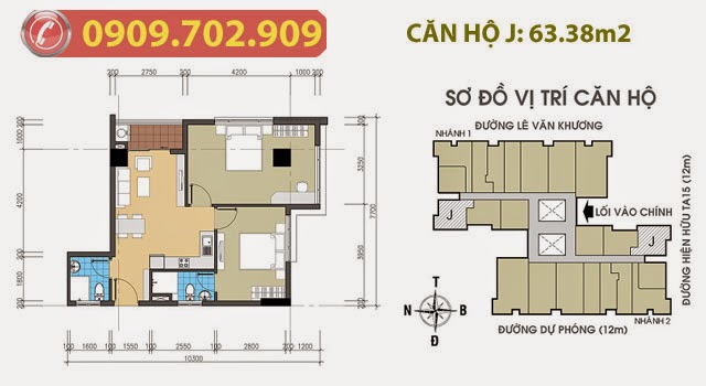 Căn hộ quận 12 , tháng 5 giao nhà, thanh toán 5% ký hợp đồng giá 670 triệu - 14