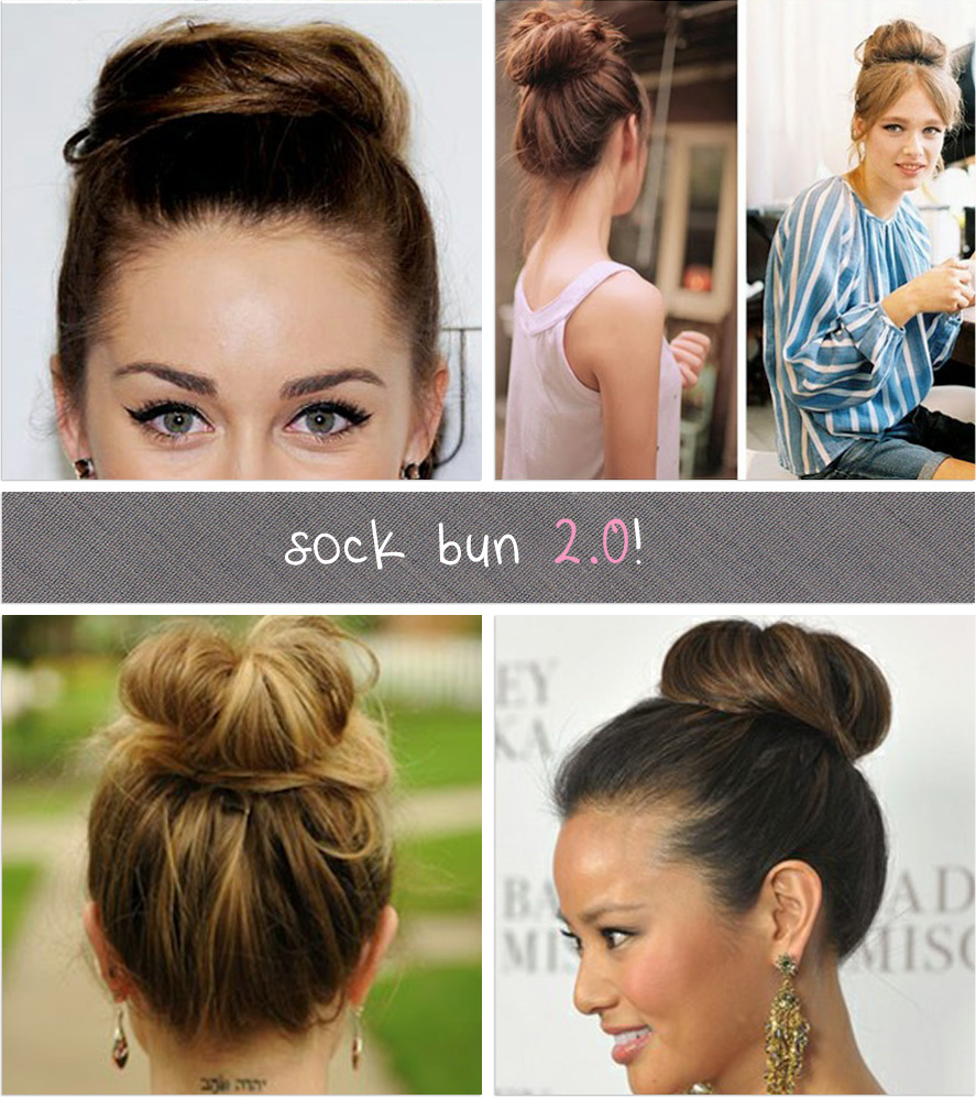 bloom 503 sock bun 2.0 for short hair!