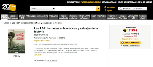 Comprar "las 1001 fantasías" de Roser Amills online 1 Comprar "las 1001 fantasías" de Roser Amills online - Roser Amills, escritora mallorquina