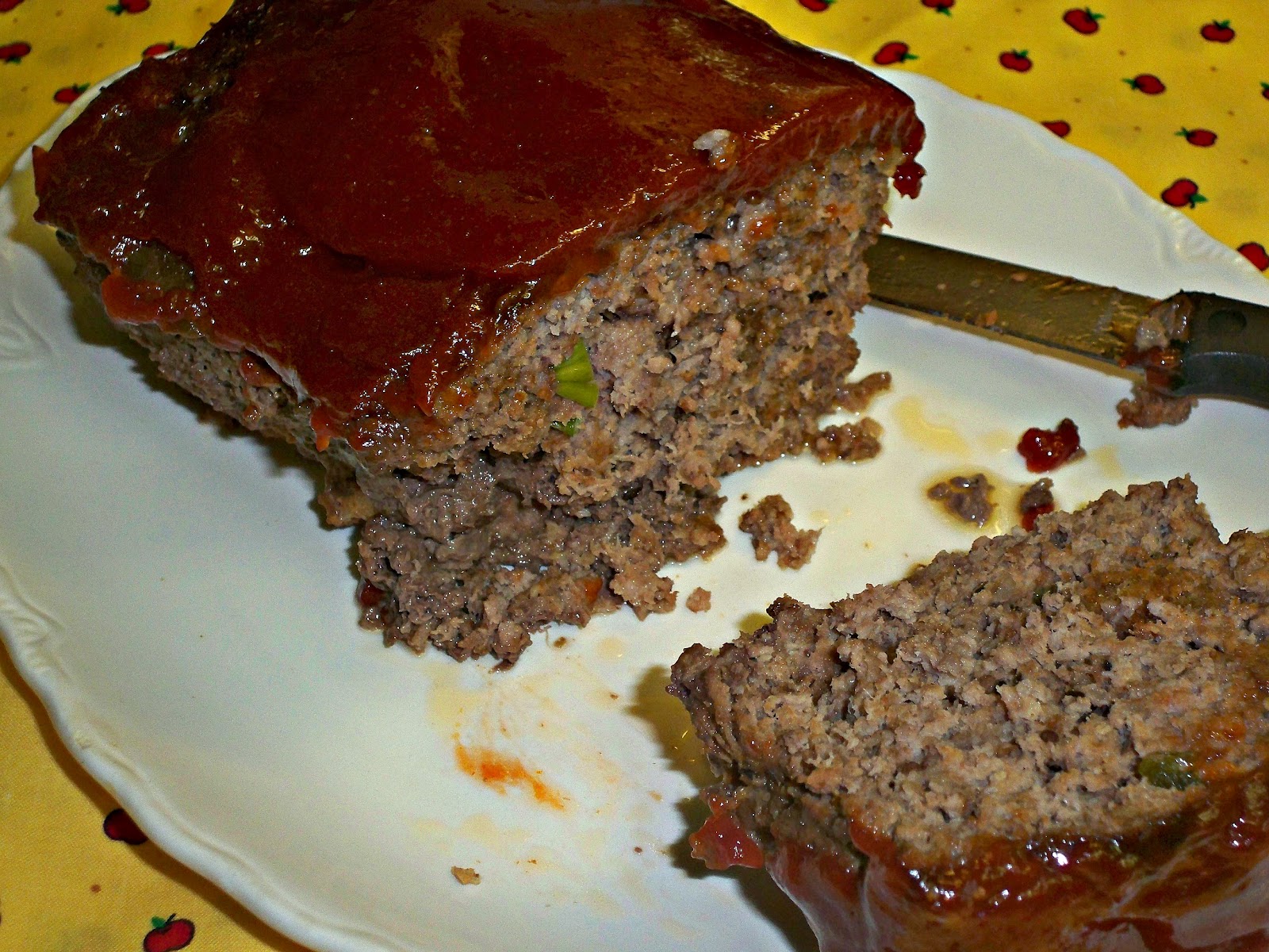 Gramma's in the kitchen Sweet Glazed Meatloaf