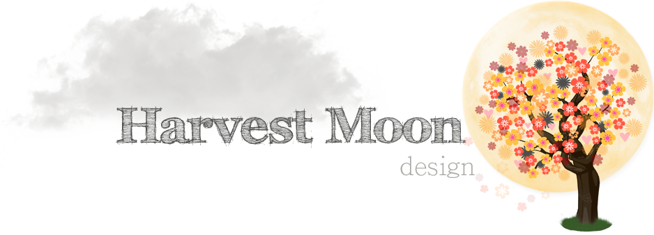 Harvest Moon Blog Design