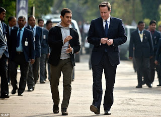 Pics: Aamir Khan meets British Prime Minister David Cameron
