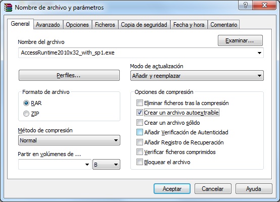 use ms access runtime 2010