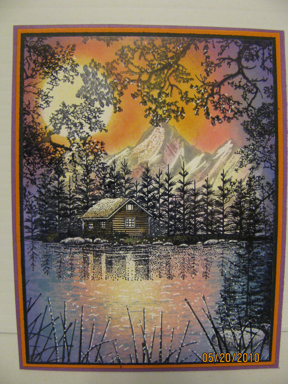 Trish's Artistic Adventures Stampscapes Scenic cards