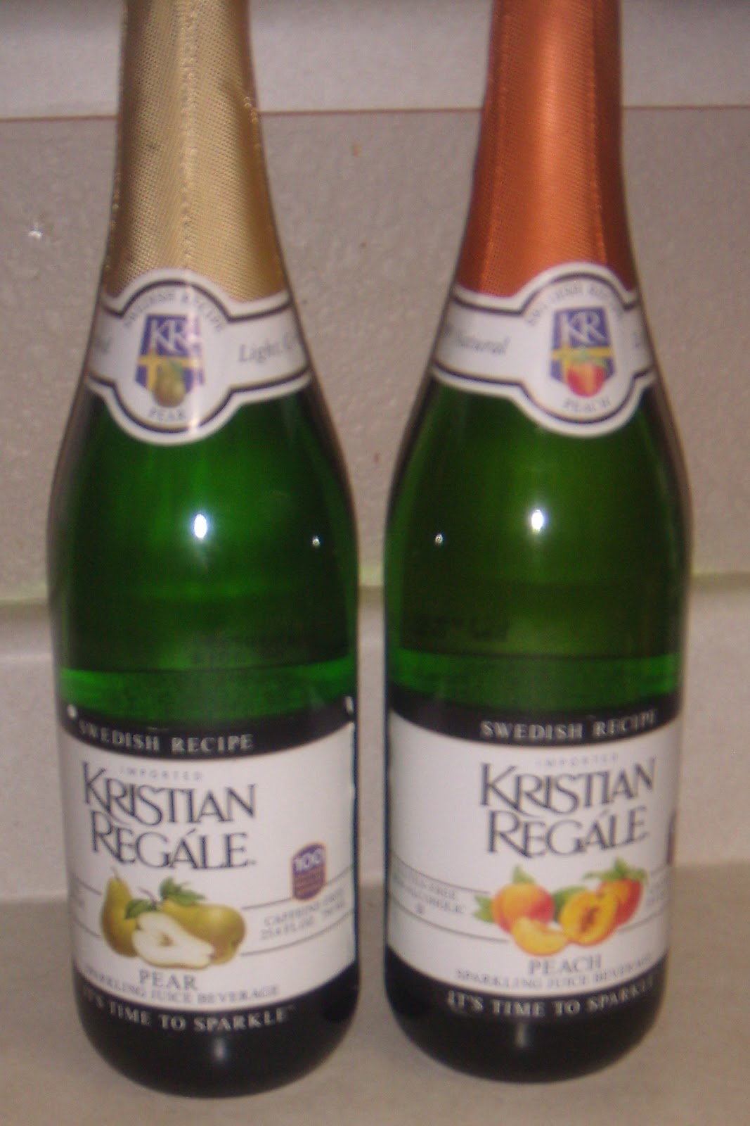 Mommie of 2 Kristian Regale Sparkling Juice for the Holidays!