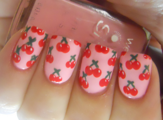 Holy Manicures: Cherry Nails.