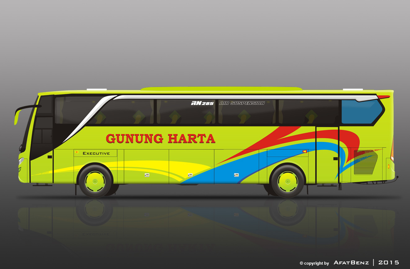 Jasa Design Livery Bus, Medium Bus, Elf, Truck | AfatBenz ...