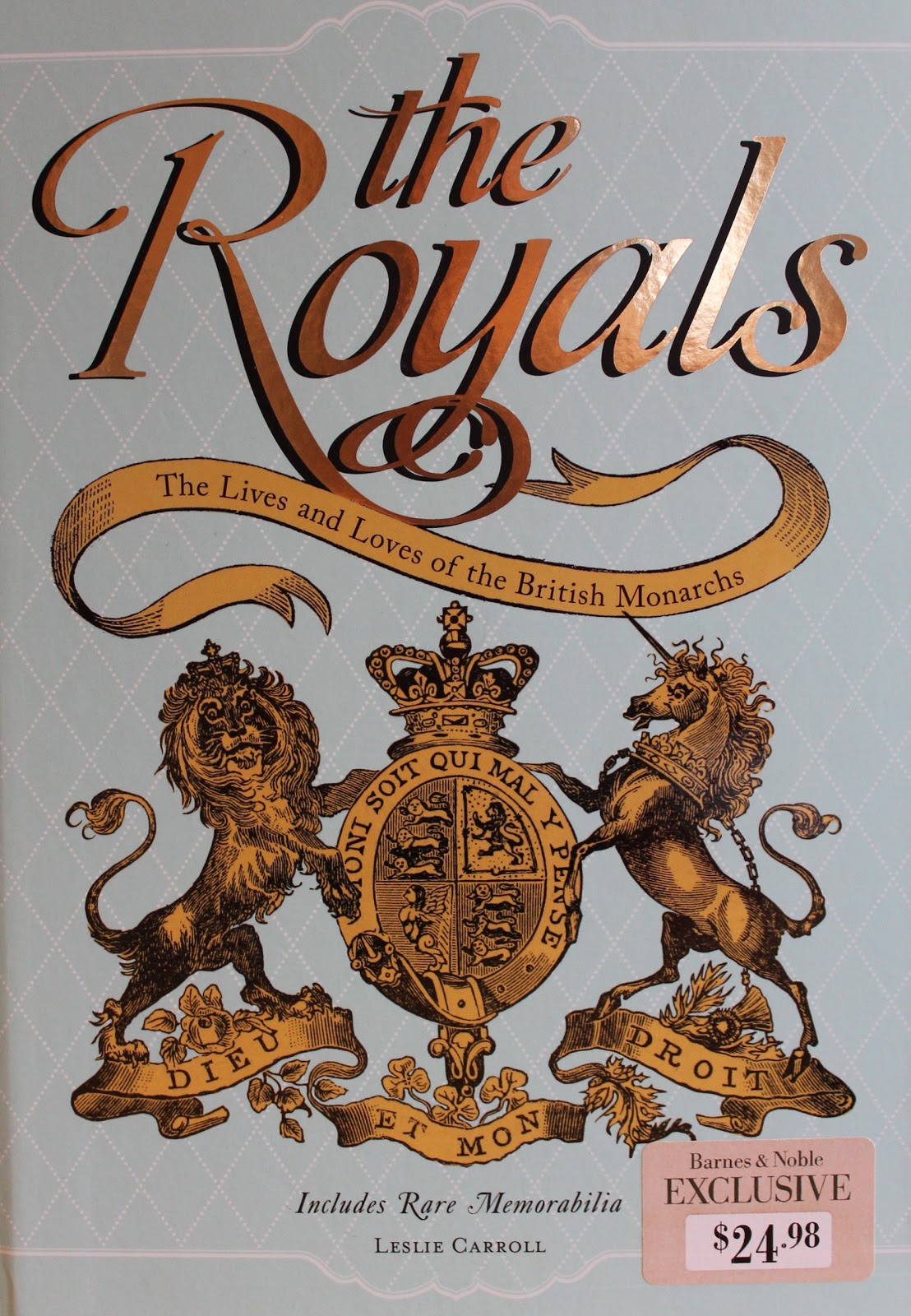 Marilyn's Royal Blog Royal Book Challenge The Royals by Leslie Carroll
