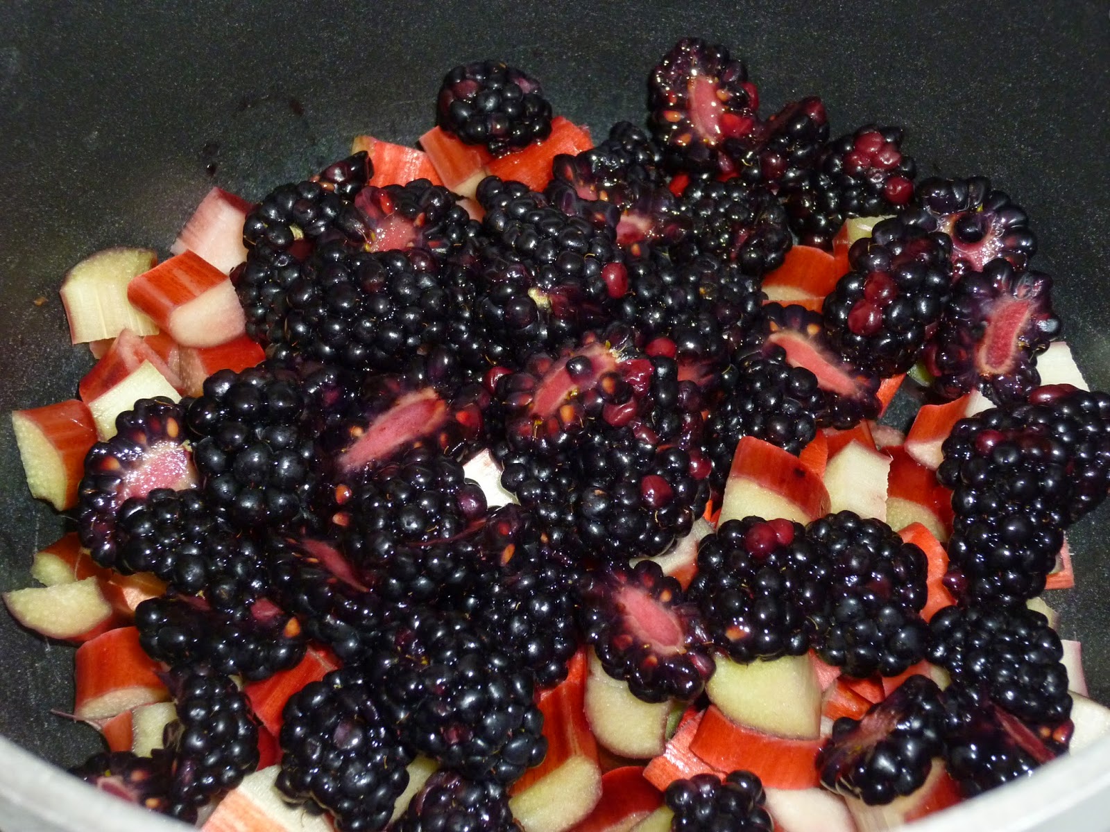 The Yellow Apron Blackberry Rhubarb Jam