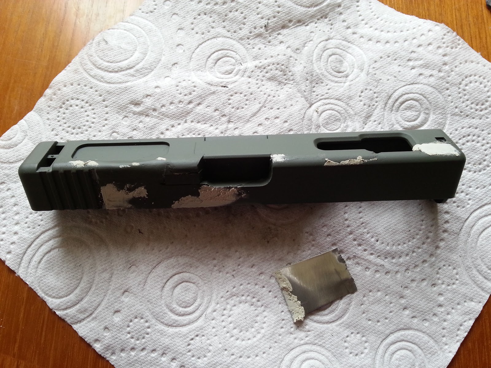 The Crapworks Repairing serious external damage to an airsoft pistol