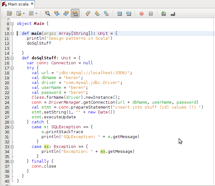 scala try catch scala try catch