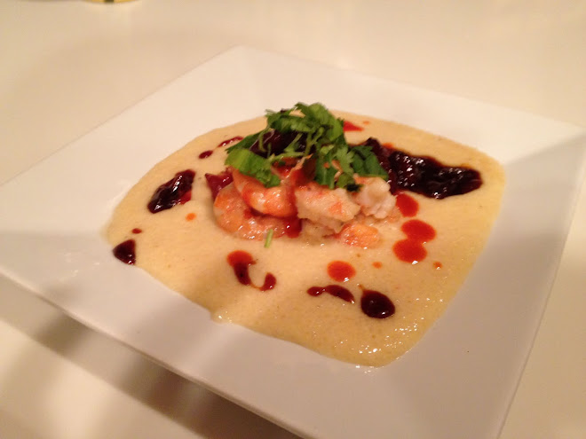 Shrimp and Grits with Tomato Jam