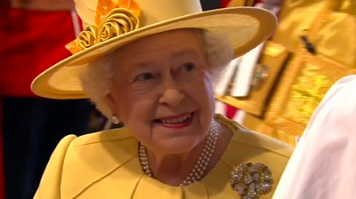Queen Elizabeth II meeting the clergy at Westminster Abbey. YouTube 2011.