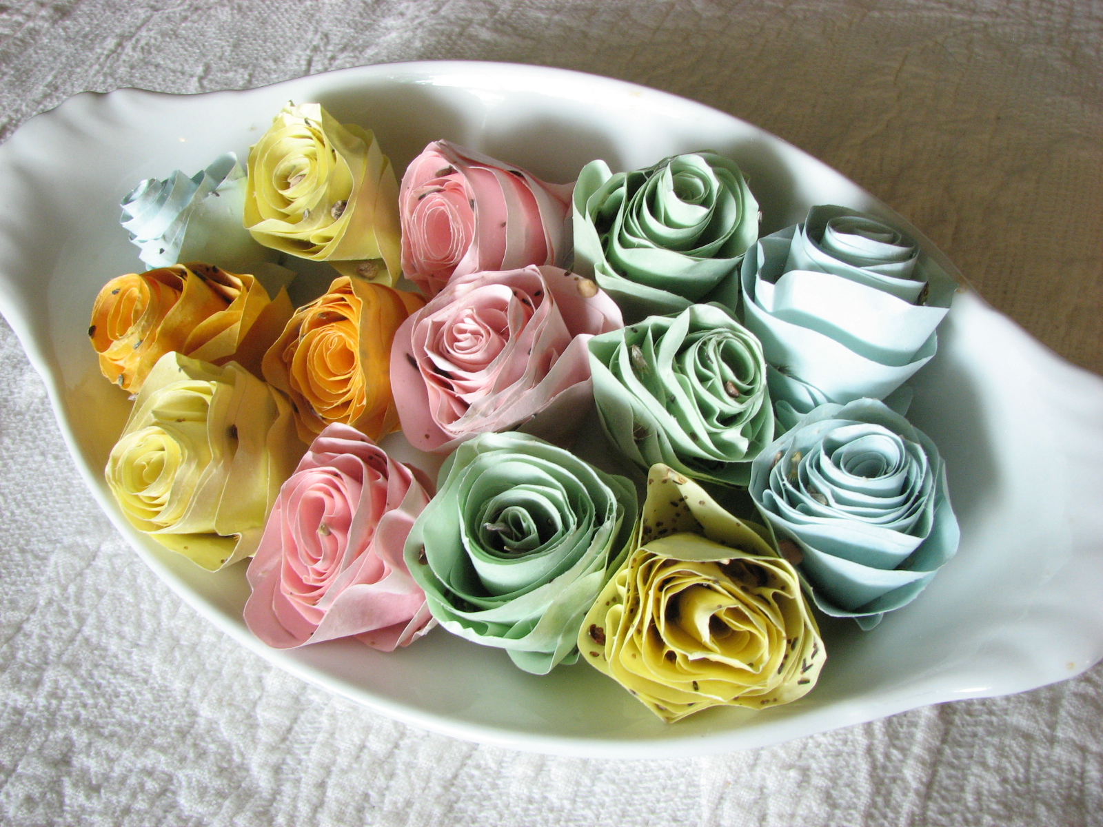 Our Nesting Ground Seed Paper Flowers