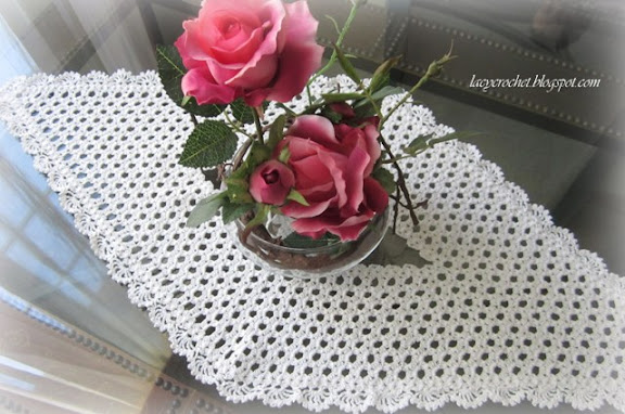 lacy crochet doily