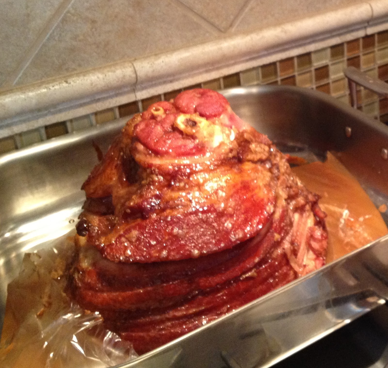 What We Re Cooking Now Glazed Spiral Shaped Ham