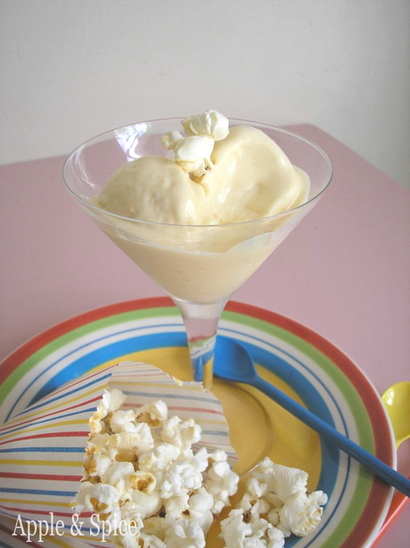 Apple & Spice Heston Inspired Popcorn Ice Cream!