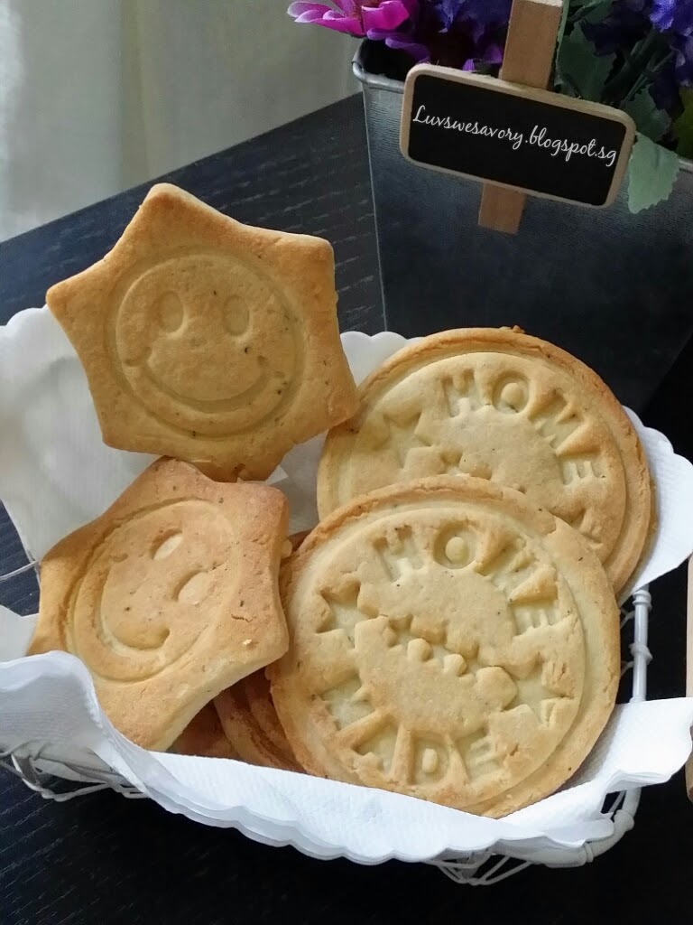 Luvswesavory Earl Grey Shortbread Stamped Cookies