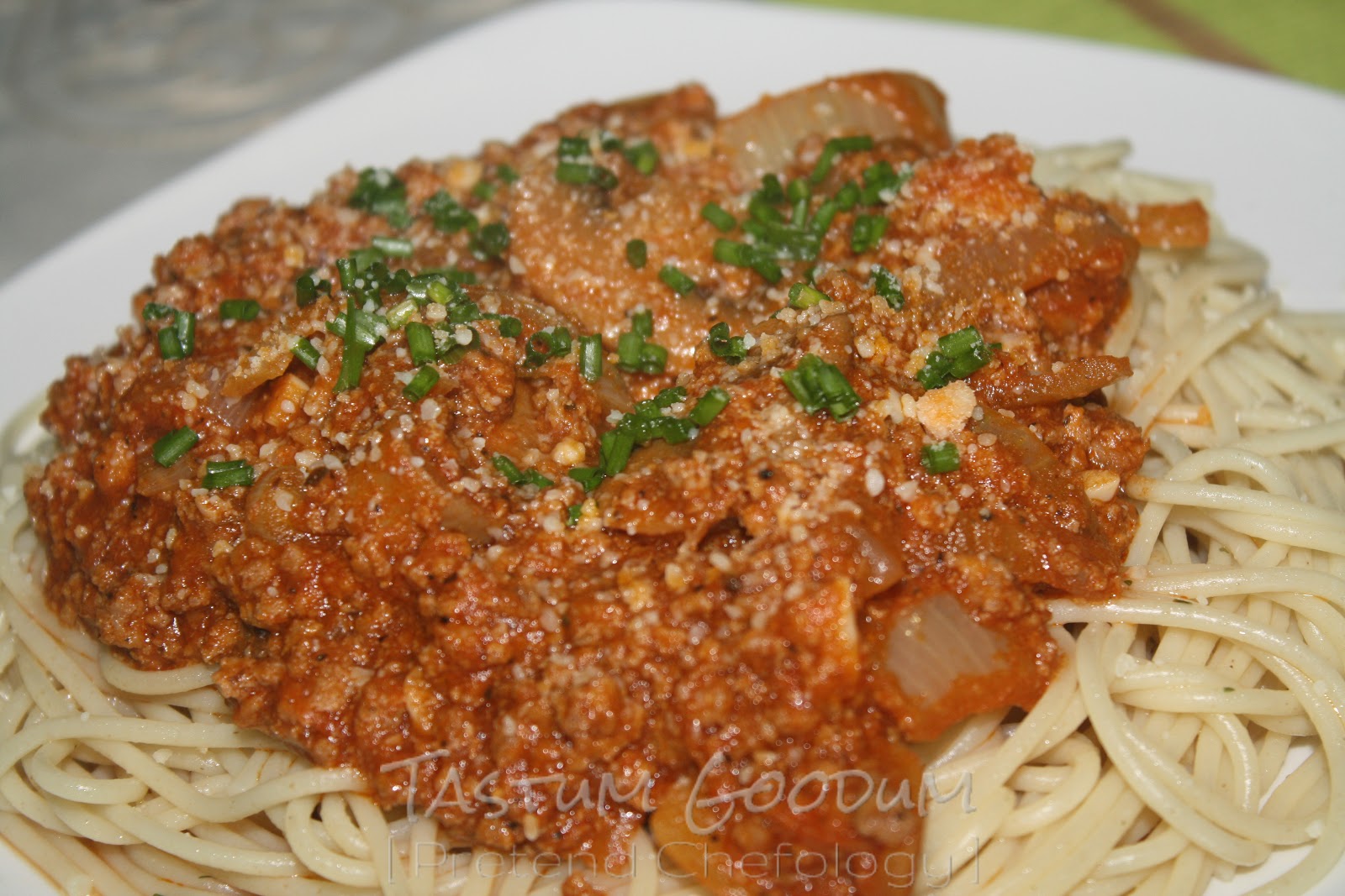 Quickndirty Spaghetti Porkonese Tastum Goodum