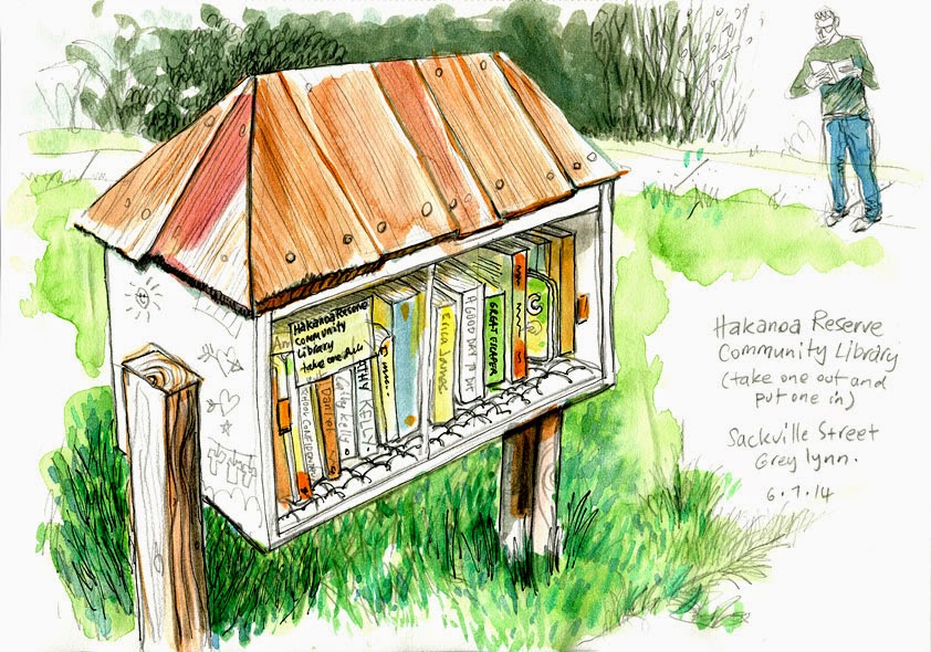 Grey Lynn's 'Little free libraries'