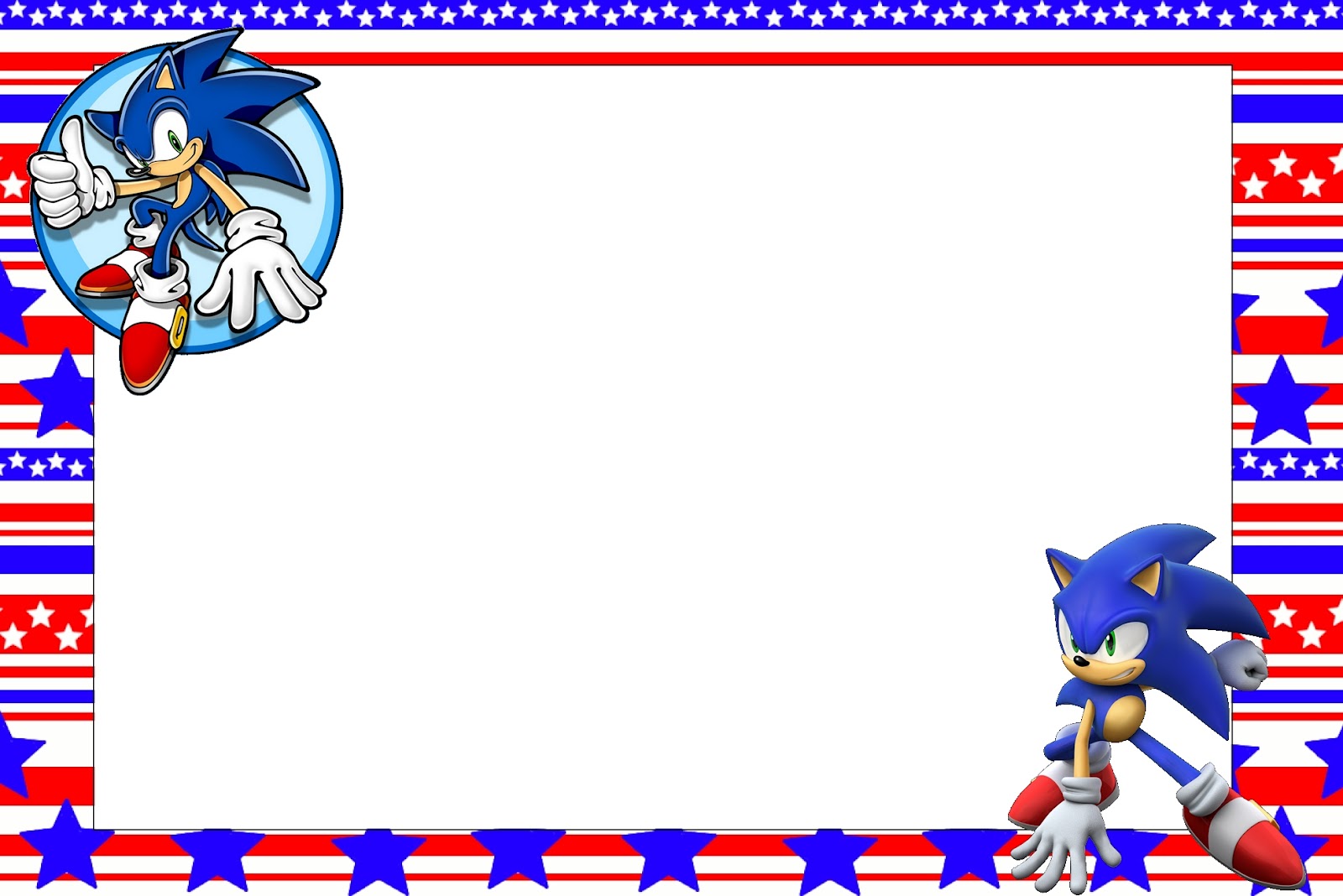Convite ou Frame Sonic 03
