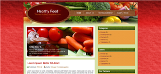 Best Healthy Food Blogger Template
