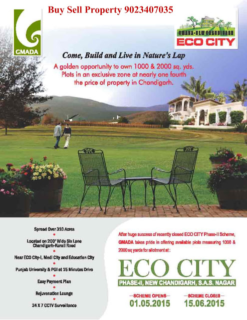 ecocity phase 2 1000 to 2000 sq.yard broucher copy, exclusive zone contact for best deals. 9023407035